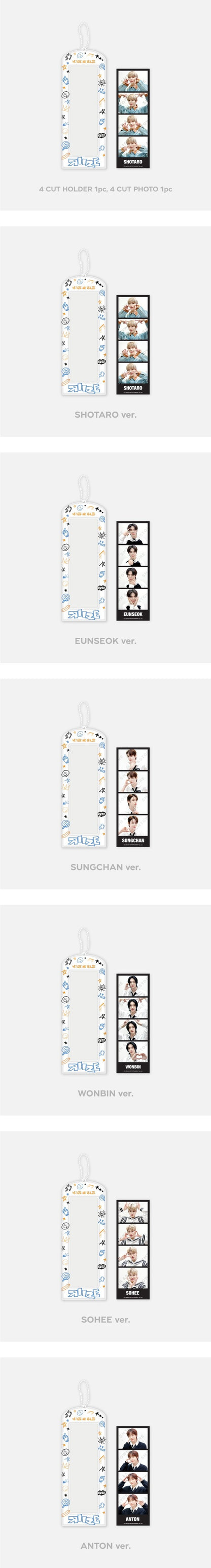 [PREORDER] RIIZE- POP UP MERCH PHOTO HOLDER + 4 CUT PHOTO SET