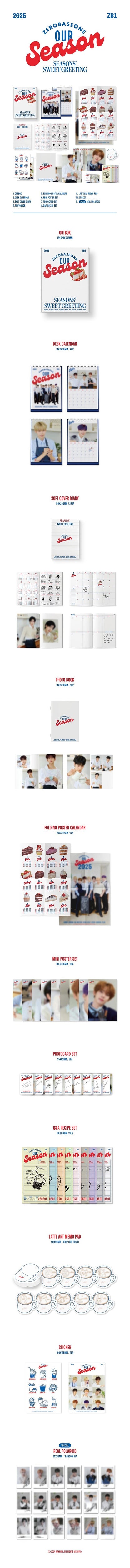 [PREORDER] ZEROBASEONE - 2025 SEASON'S GREETINGS