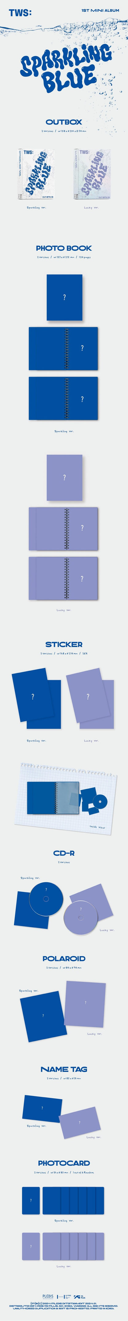 [PREORDER] TWS - [SPARKLING BLUE] (1ST MINI ALBUM)