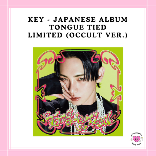 [PREORDER] KEY - JAPANESE ALBUM TONGUE TIED LIMITED (OCCULT VER.)