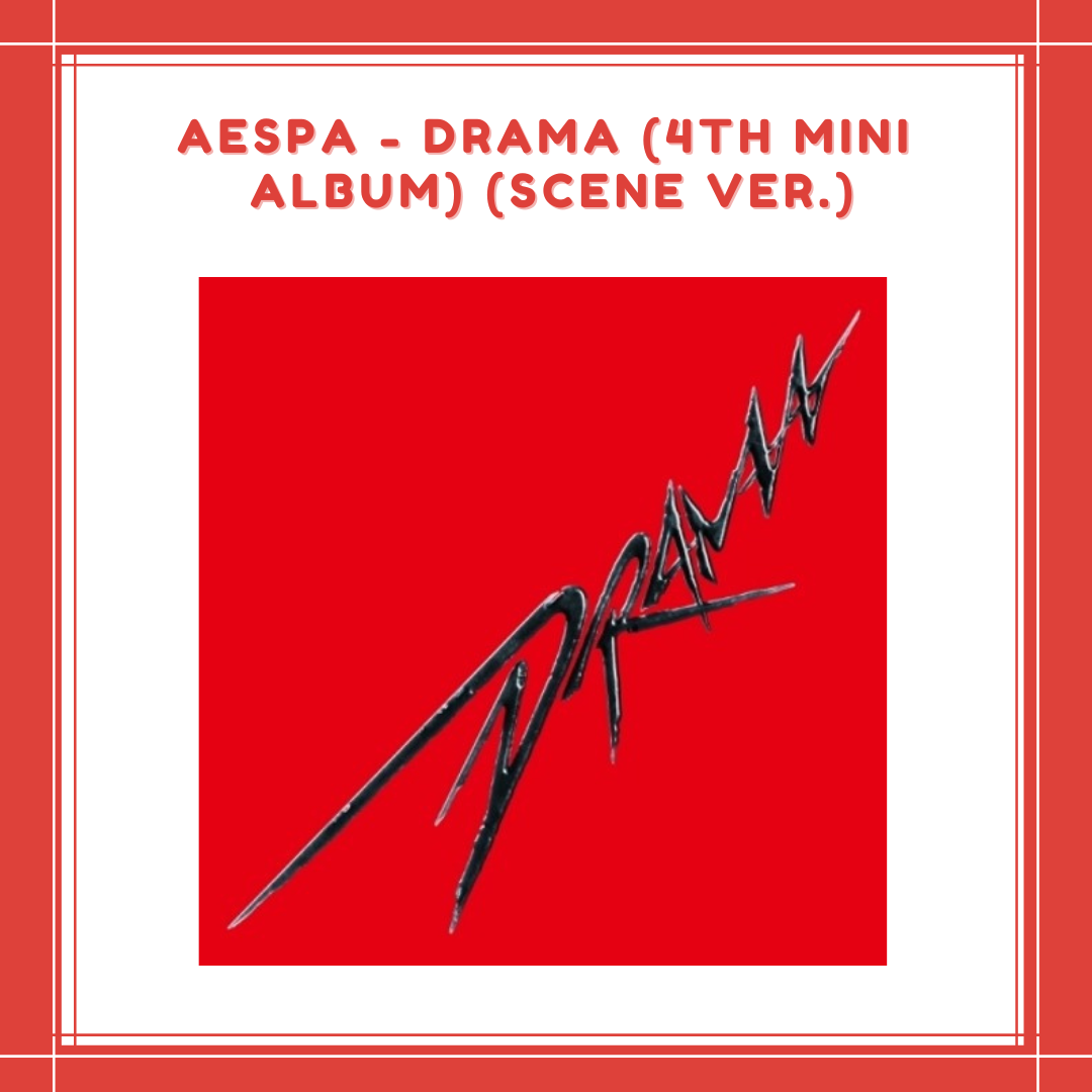 [PREORDER] AESPA - DRAMA (4TH MINI ALBUM) (SCENE VER.)