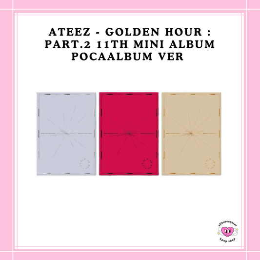 [PREORDER] ATEEZ - GOLDEN HOUR : PART.2 11TH MINI ALBUM POCAALBUM VER