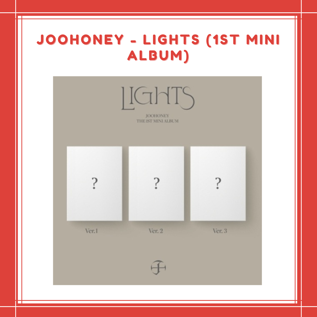 [PREORDER] STARSHIP GIFT JOOHONEY - LIGHTS (1ST MINI ALBUM) SET