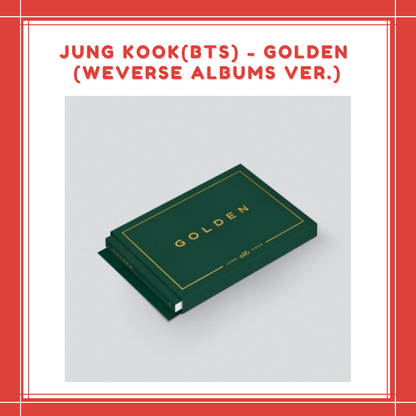 [PREORDER] WEVERSE JUNG KOOK(BTS) - GOLDEN (WEVERSE ALBUMS VER.)