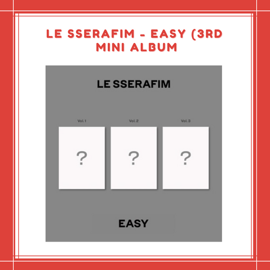 [PREORDER] LE SSERAFIM - [EASY] (3RD MINI ALBUM)