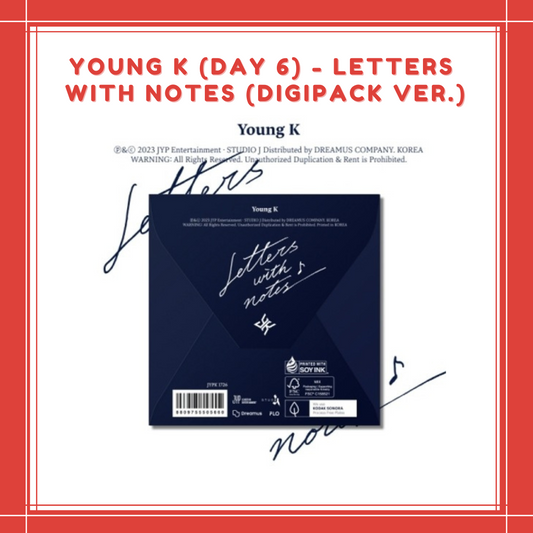 [PREORDER] YOUNG K (DAY 6) - LETTERS WITH NOTES (DIGIPACK VER.)