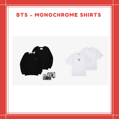 [PREORDER] BTS - MONOCHROME SHIRTS