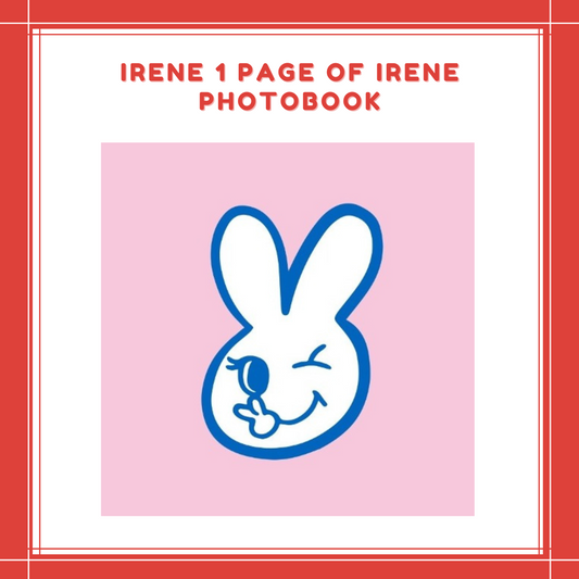 [PREORDER] IRENE - 1 PAGE OF IRENE PHOTOBOOK