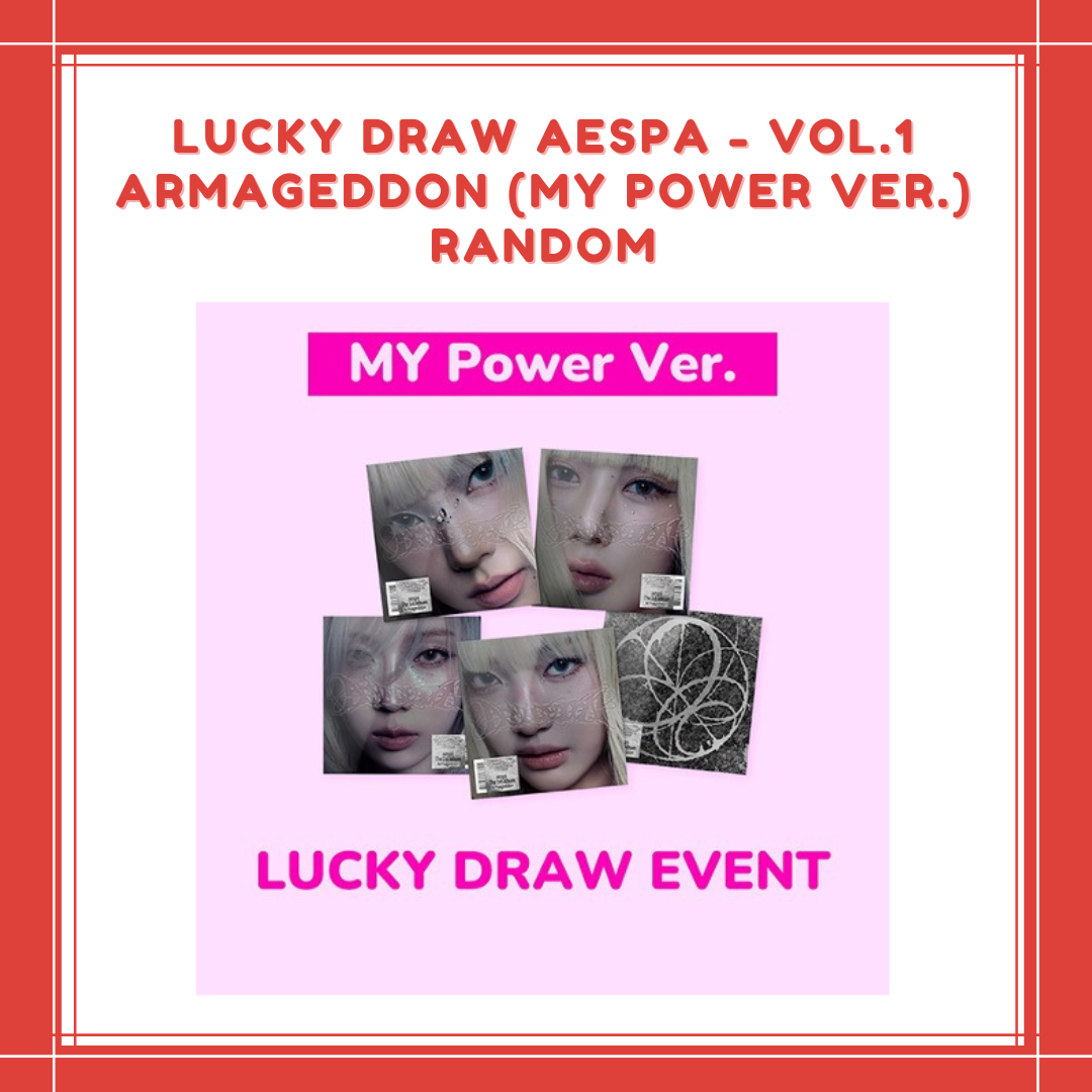 [PREORDER] LUCKY DRAW aespa - VOL.1 ARMAGEDDON (MY POWER VER.) RANDOM