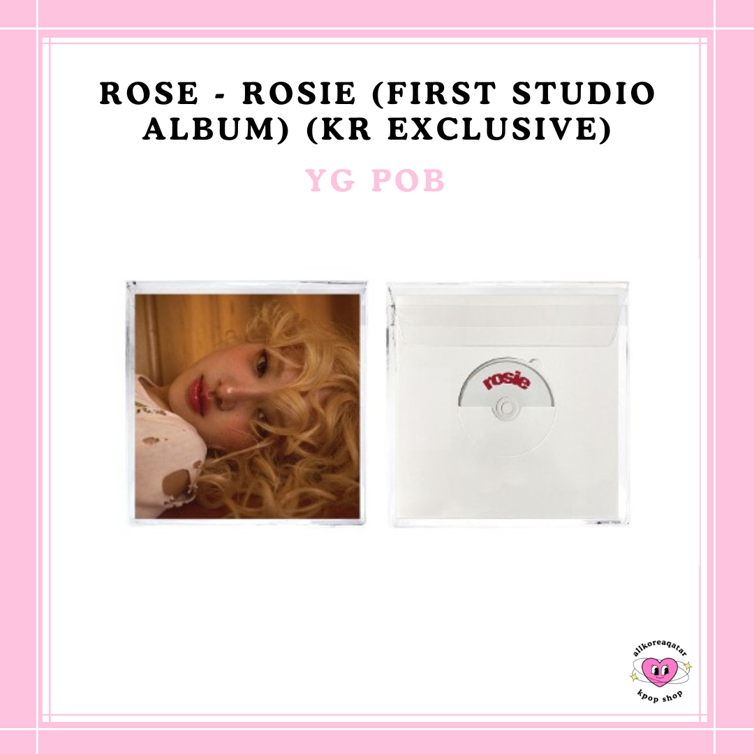 [ON HAND] YG POB ROSE - ROSIE (FIRST STUDIO ALBUM) (KR EXCLUSIVE)