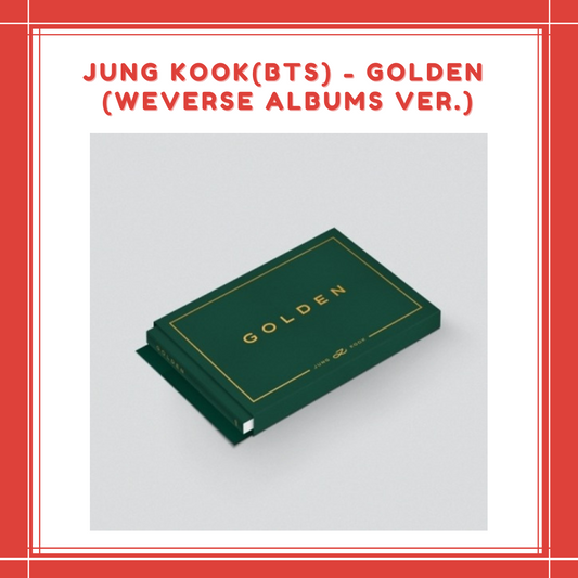 [PREORDER] JUNG KOOK(BTS) - GOLDEN (WEVERSE ALBUMS VER.)