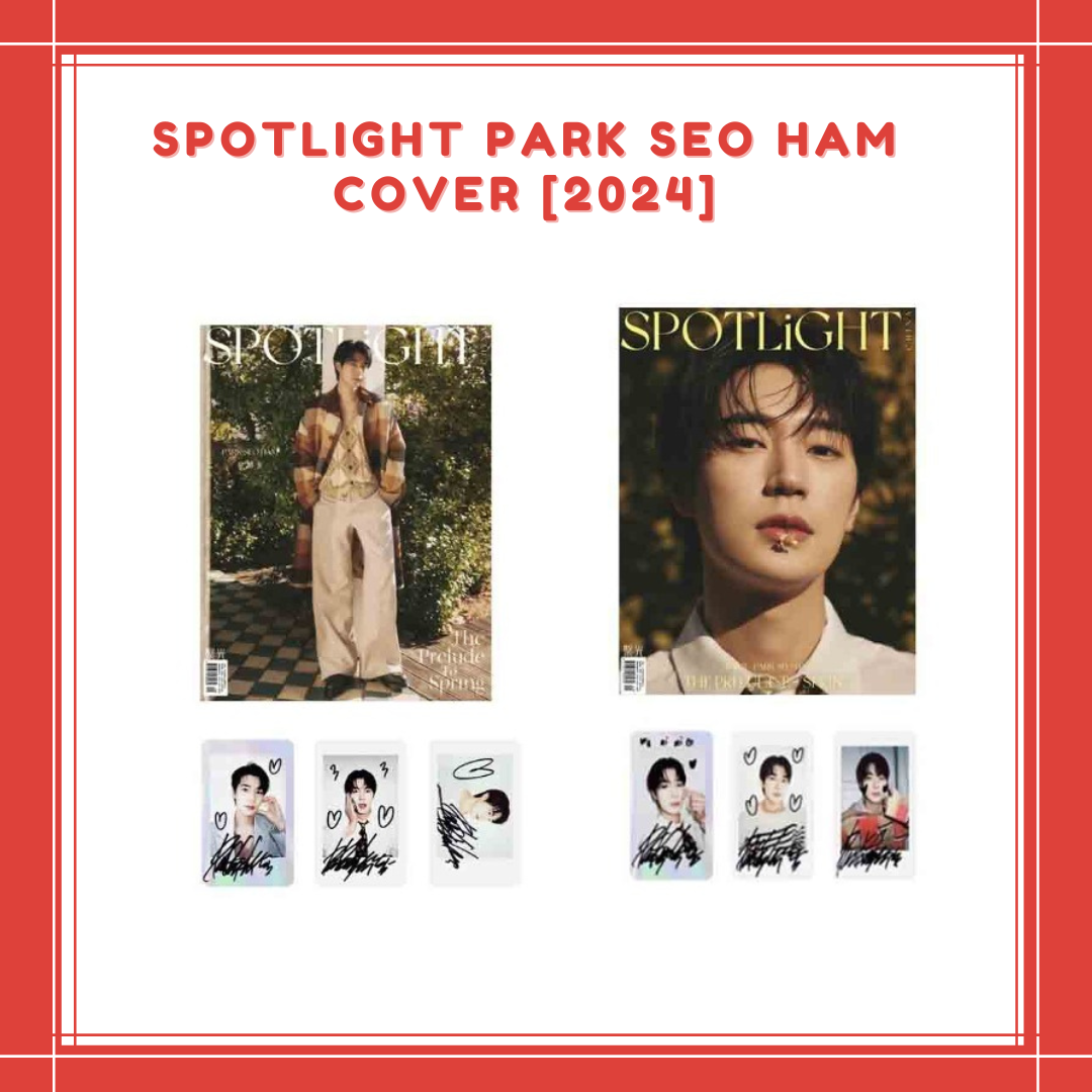 [PREORDER] SPOTLiGHT PARK SEO HAM COVER 2024