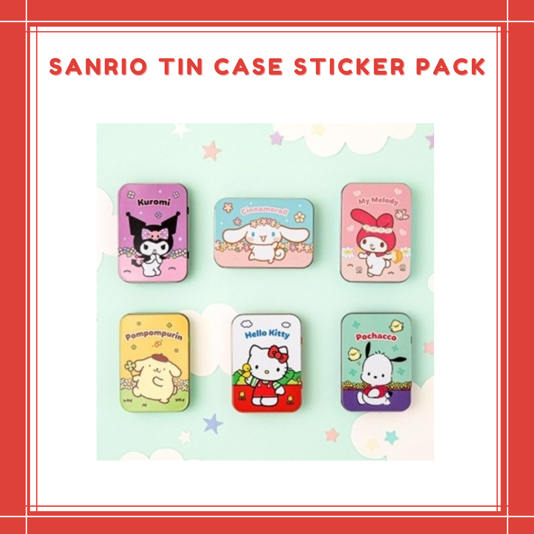 [PREORDER] SANRIO TIN CASE STICKER PACK