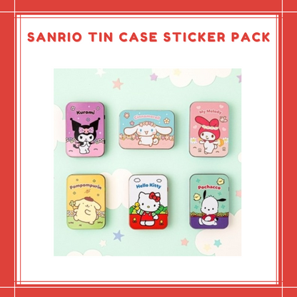 [PREORDER] SANRIO TIN CASE STICKER PACK