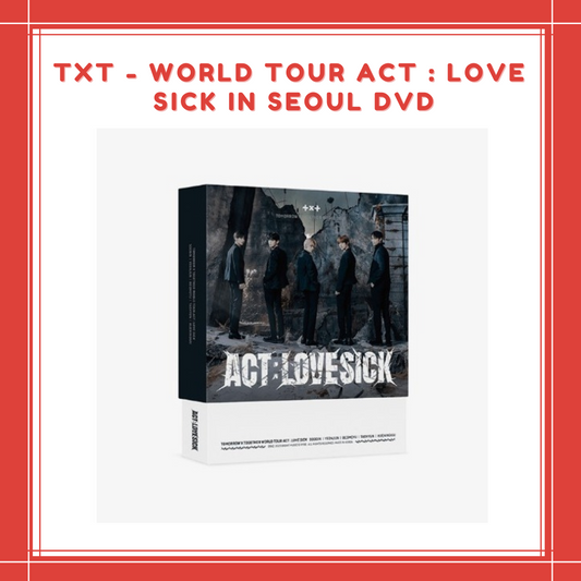 [PREORDER] TXT - WORLD TOUR ACT : LOVE SICK IN SEOUL DVD