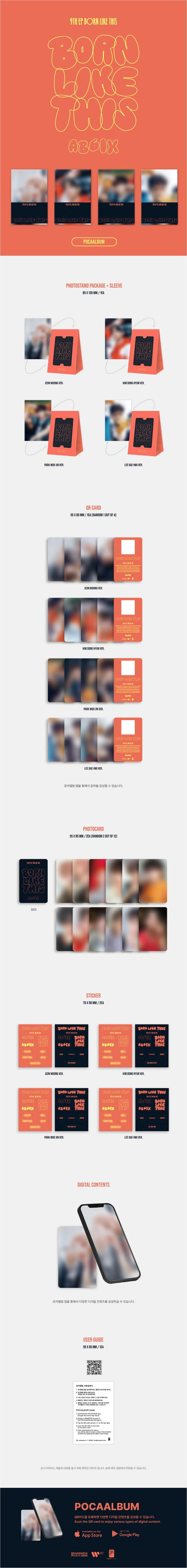 [PREORDER] AB6IX - 9TH EP BORN LIKE THIS JEWEL VER POCAALBUM