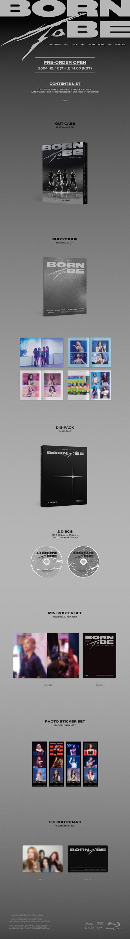 [PREORDER] IZTY - 2ND WORLD TOUR BORN TO BE IN SEOUL BLU-RAY