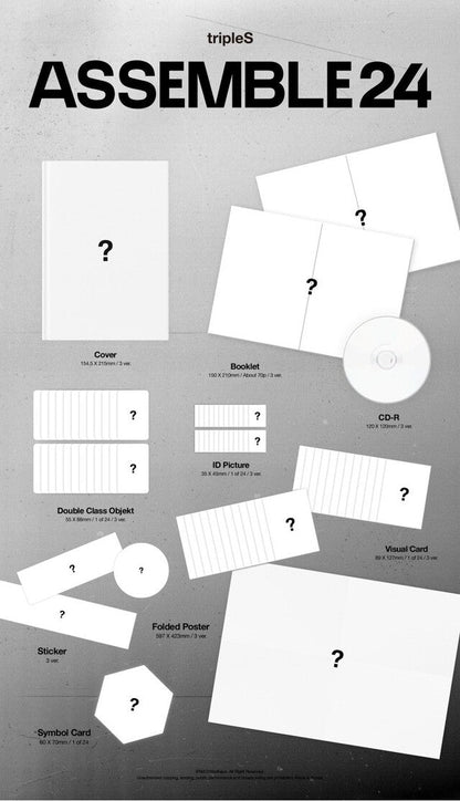 [PREORDER] PHOTOCARD TRIPLES - VOL.1 ASSEMBLE24 SET