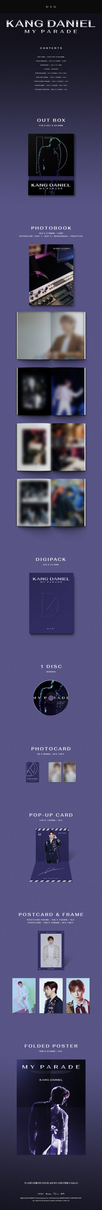 [PREORDER] KANG DANIEL - MY PARADE DVD