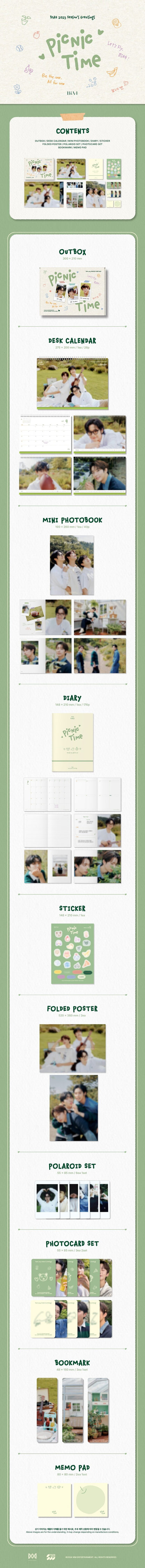 [PREORDER] B1A4 - 2025 SEASON'S GREETINGS