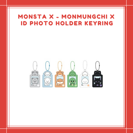 [PREORDER] MONSTA X - MONMUNGCHI X ID PHOTO HOLDER KEYRING