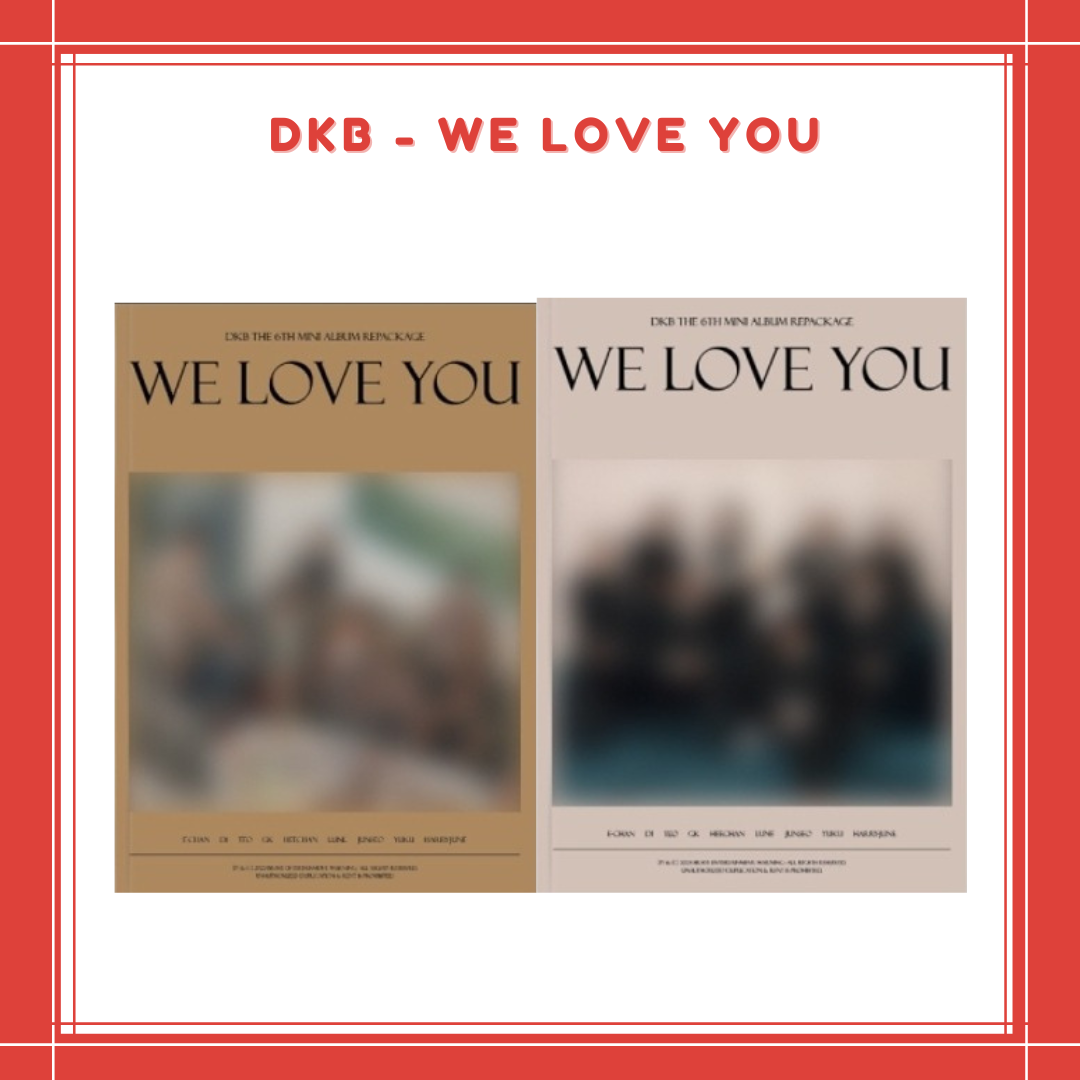 [PREORDER] DKB - WE LOVE YOU