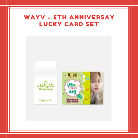 [PREORDER] WayV - 5TH ANNIVERSAY LUCKY CARD SET