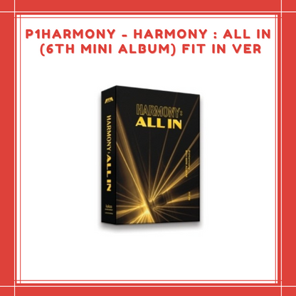 [PREORDER] P1HARMONY - HARMONY : ALL IN (6TH MINI ALBUM) FIT IN VER