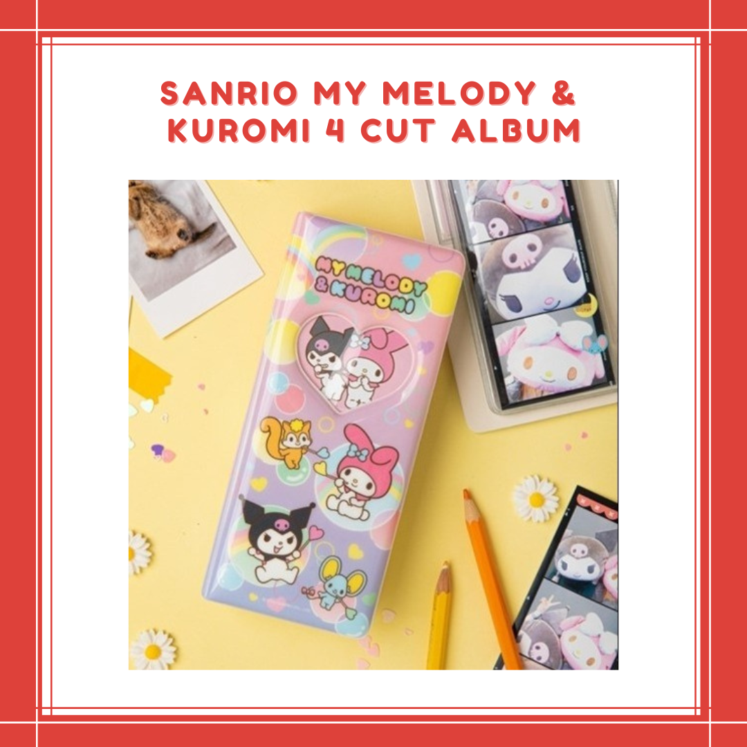 [PREORDER] SANRIO MY MELODY & KUROMI 4 CUT ALBUM