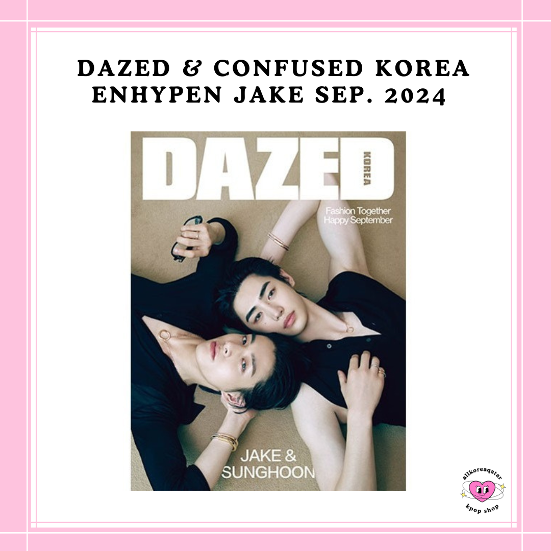 [PREORDER] DAZED & CONFUSED KOREA ENHYPEN JAKE SUNGHOON SEP. 2024