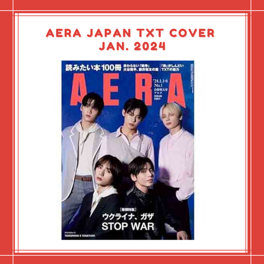 [PREORDER] AERA JAPAN TXT COVER JAN. [2024]
