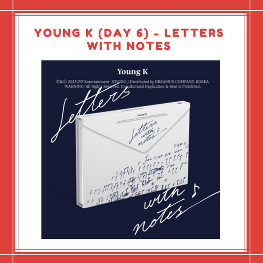 [PREORDER] YOUNG K (DAY 6) - LETTERS WITH NOTES
