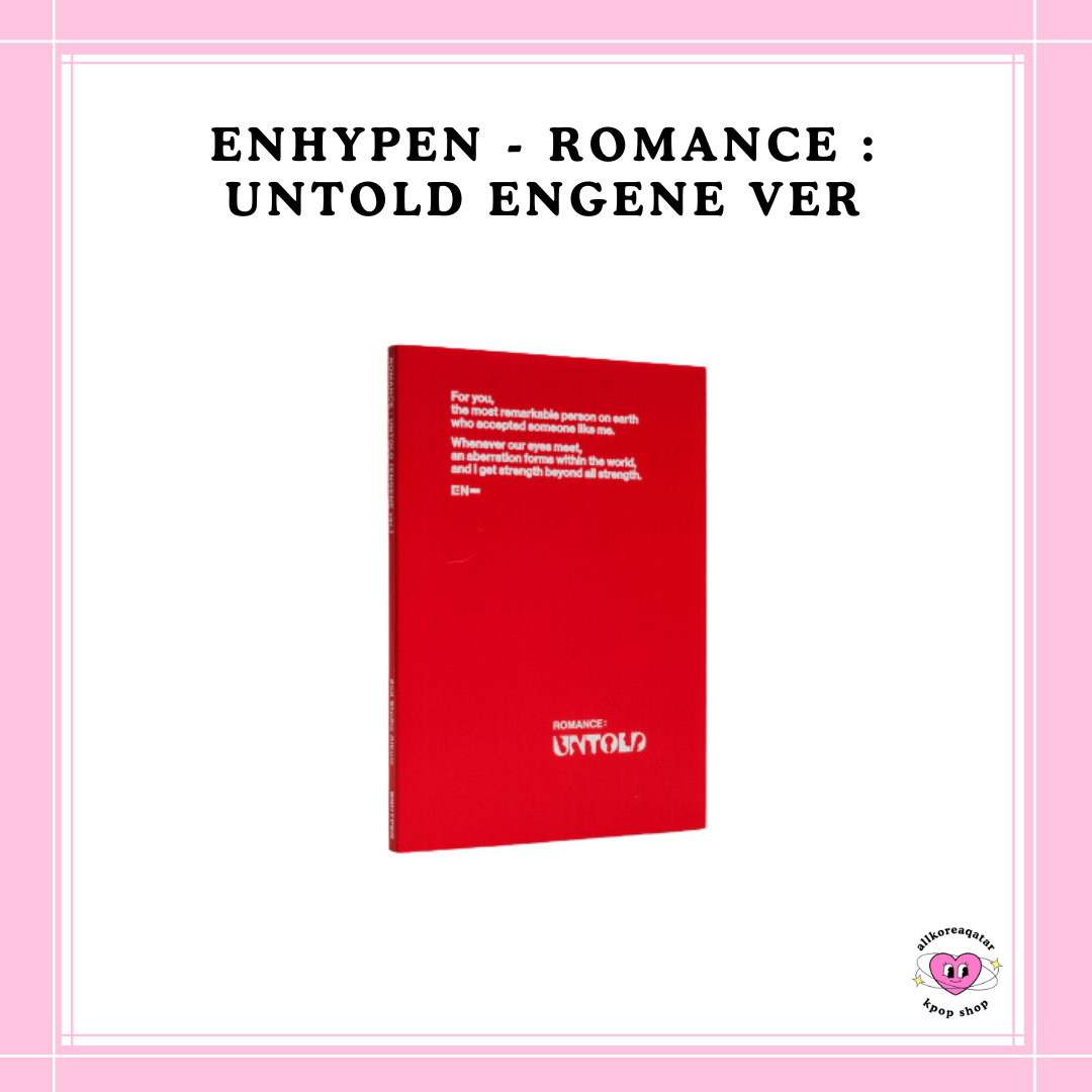 [PREORDER] ENHYPEN - ROMANCE : UNTOLD ENGENE VER