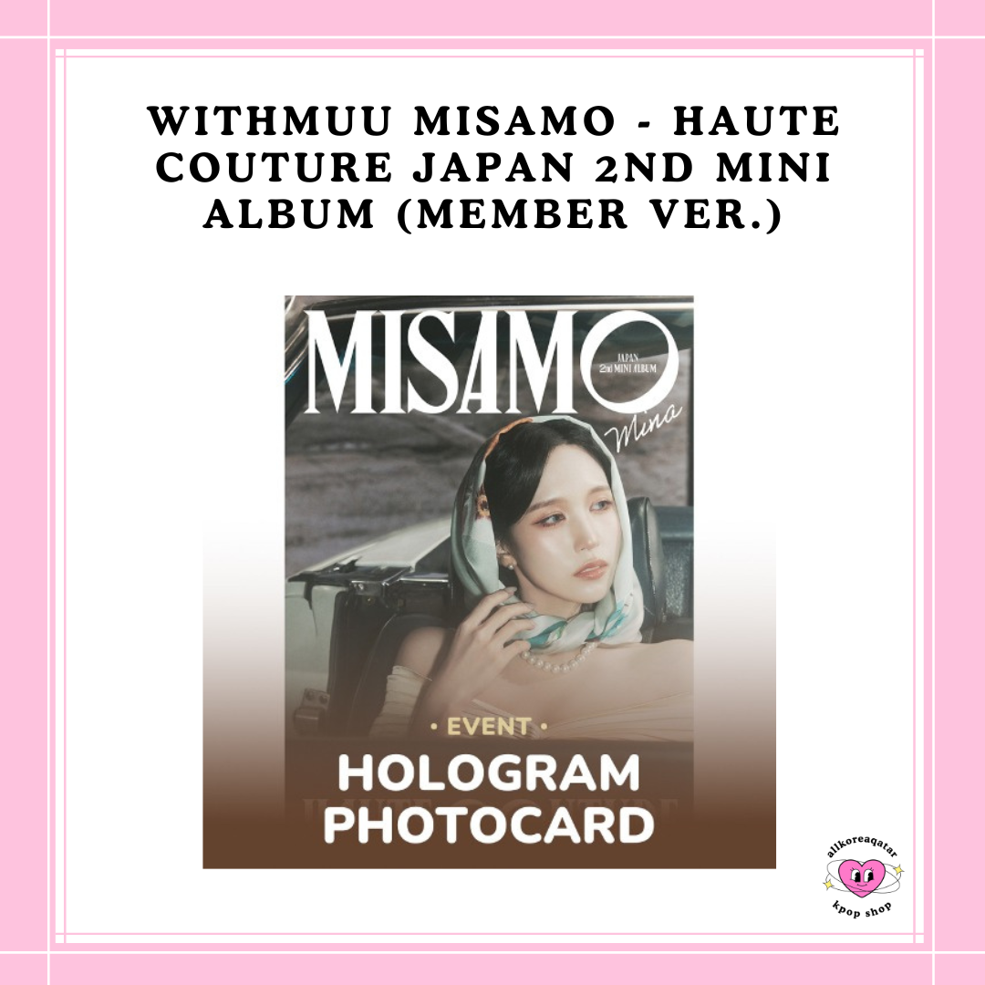 [PREORDER] WITHMUU MISAMO - HAUTE COUTURE JAPAN 2ND MINI ALBUM (MEMBER VER.)