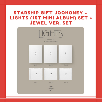 [PREORDER] STARSHIP GIFT JOOHONEY - LIGHTS (1ST MINI ALBUM) SET + JEWEL VER. SET