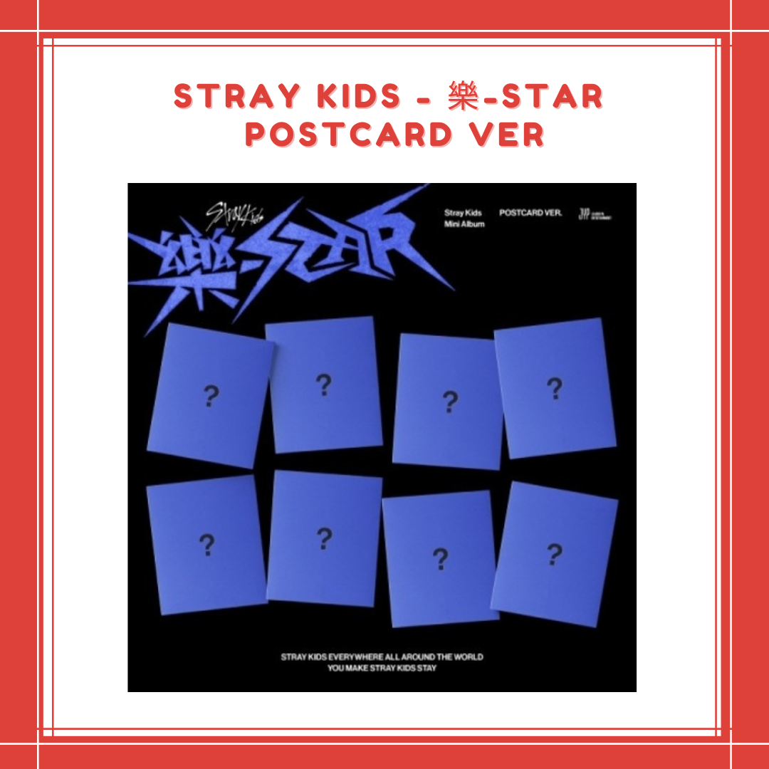 [PREORDER] STRAY KIDS - 樂-STAR POSTCARD VER