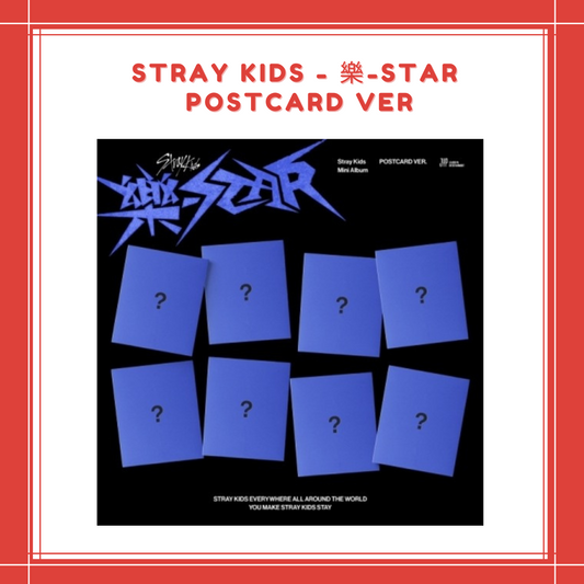 [PREORDER] STRAY KIDS - 樂-STAR POSTCARD VER