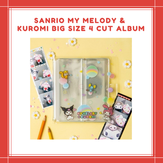 [PREORDER] SANRIO MY MELODY & KUROMI BIG SIZE 4 CUT ALBUM