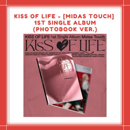 [PREORDER] KISS OF LIFE - MIDAS TOUCH (1ST SINGLE ALBUM) (PHOTOBOOK VER.)