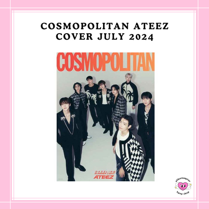 [PREORDER] COSMOPOLITAN ATEEZ COVER JULY 2024