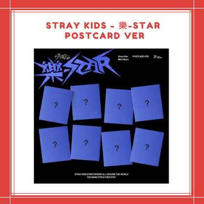 [ON HAND] JYP SHOP STRAY KIDS - 樂-STAR POSTCARD VER