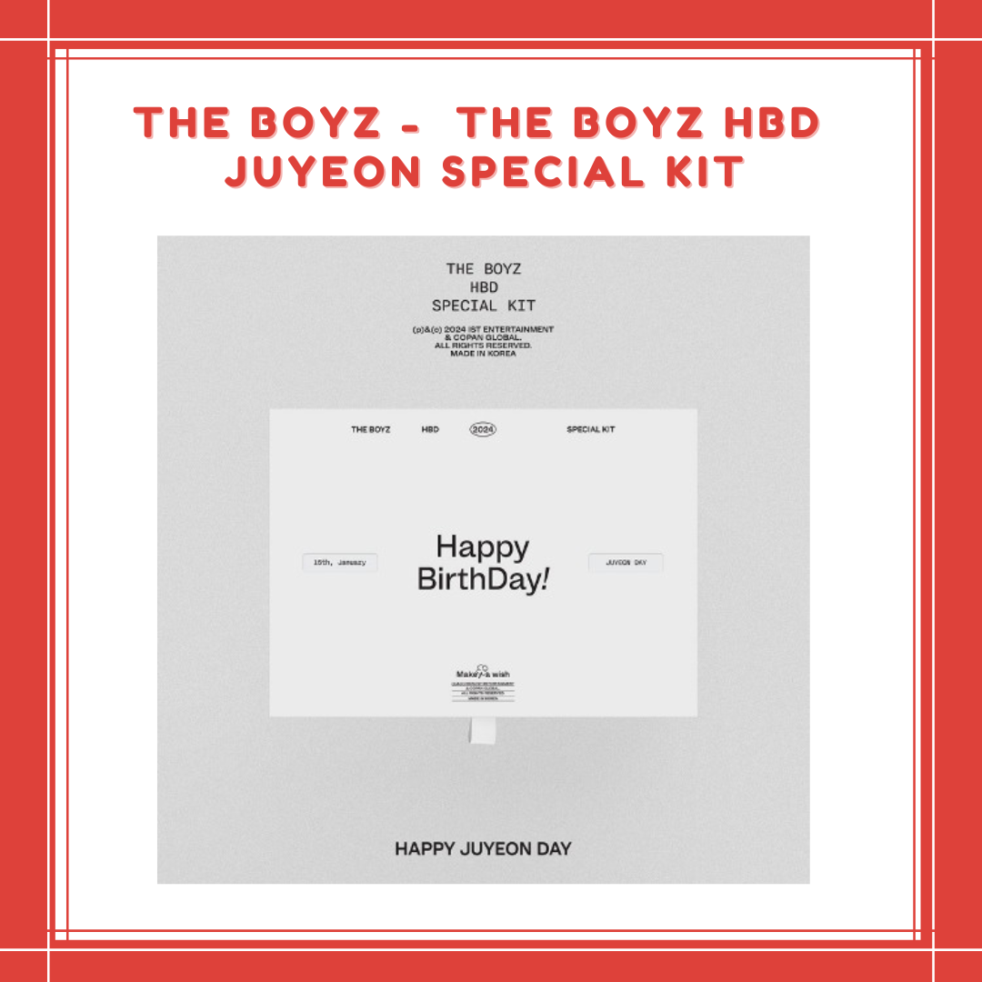 [PREORDER] THE BOYZ - THE BOYZ HBD JUYEON SPECIAL KIT