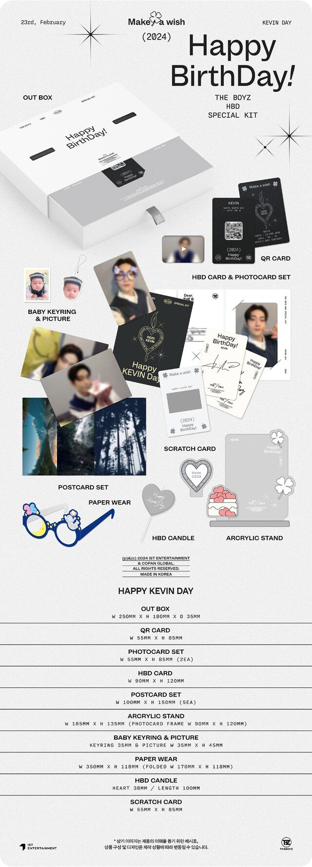 [PREORDER] THE BOYZ - THE BOYZ HBD KEVIN SPECIAL KIT