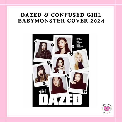 [PREORDER] DAZED & CONFUSED GIRL BABYMONSTER COVER 2024