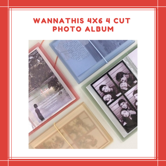 [PREORDER] WANNATHIS 4X6 4 CUT PHOTO ALBUM