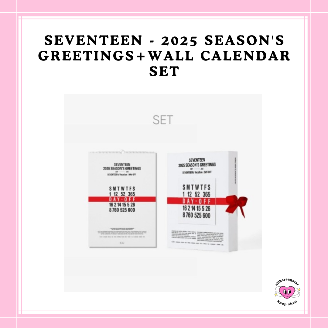 [PREORDER] WEVERSE SEVENTEEN - 2025 SEASON'S GREETINGS+WALL CALENDAR SET