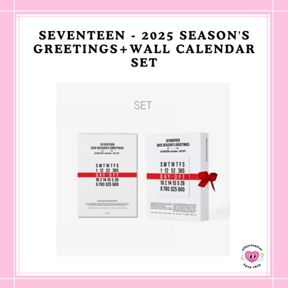 [PREORDER] WEVERSE SEVENTEEN - 2025 SEASON'S GREETINGS+WALL CALENDAR SET