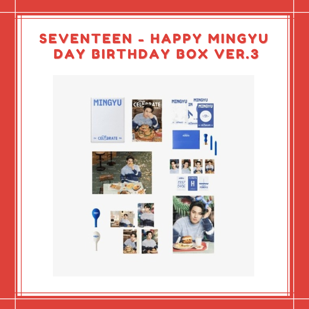 [PREORDER] SEVENTEEN - HAPPY MINGYU DAY BIRTHDAY BOX VER.3