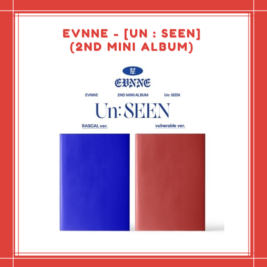 [PREORDER] EVNNE - [UN : SEEN] (2ND MINI ALBUM)