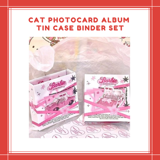 [PREORDER] CAT PHOTOCARD ALBUM TIN CASE BINDER SET